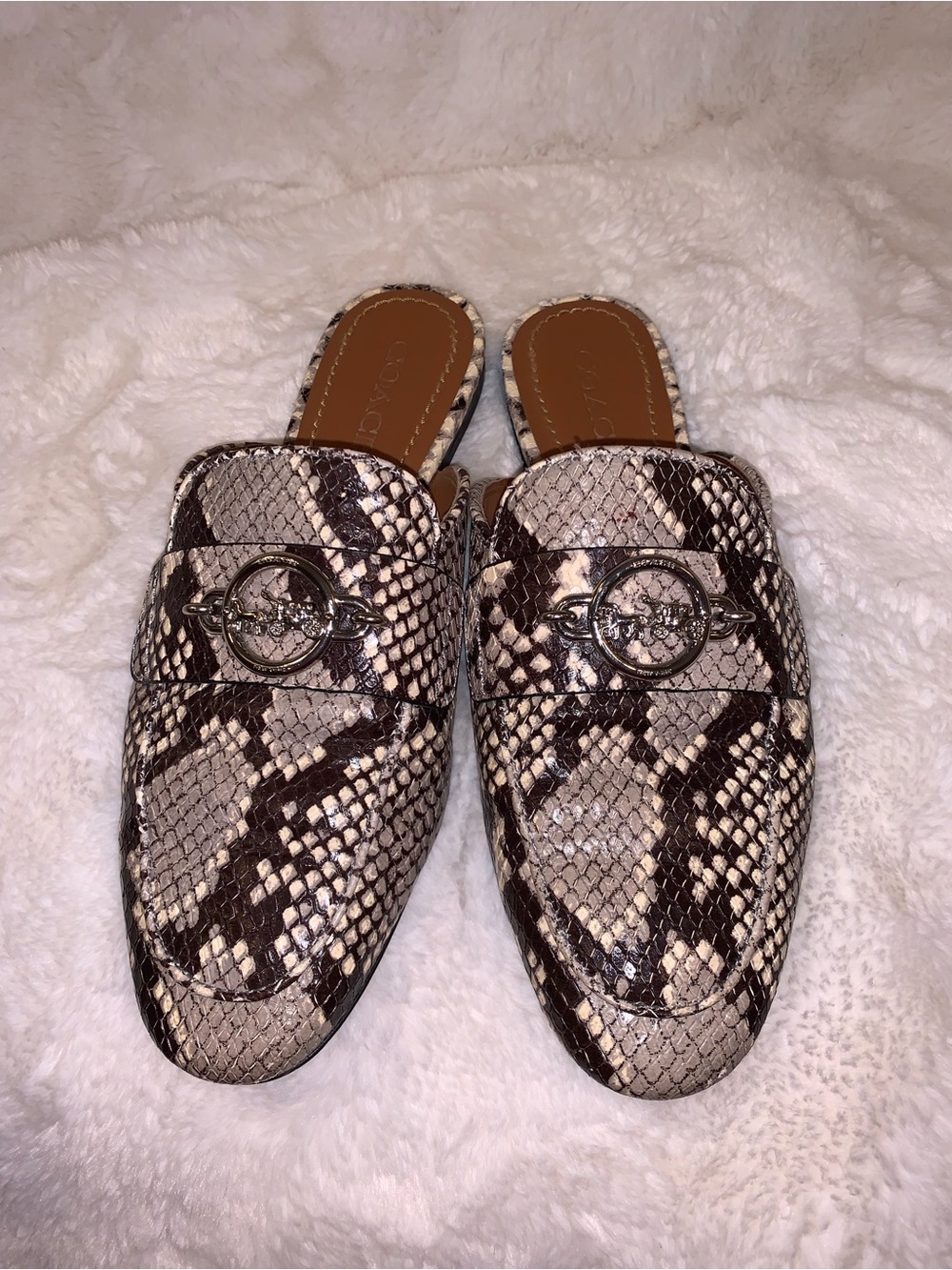 Coach - EUC Leather Slip-On Loafers with Horsebit Accent